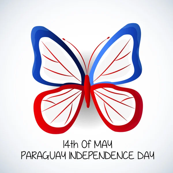 Día de la Independencia de Paraguay — Vector de stock