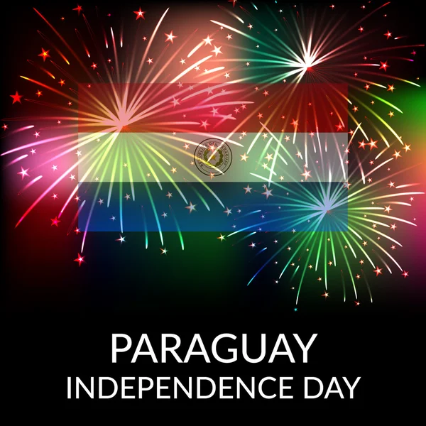 Paraguy ημέρα ανεξαρτησίας — Διανυσματικό Αρχείο
