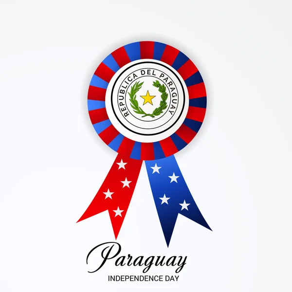 Día de la Independencia de Paraguay — Vector de stock