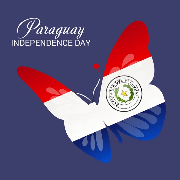 Día de la Independencia de Paraguay — Archivo Imágenes Vectoriales