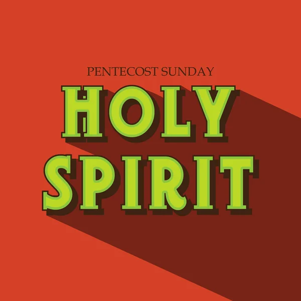 Pentecostés Paloma Espíritu Santo . — Vector de stock
