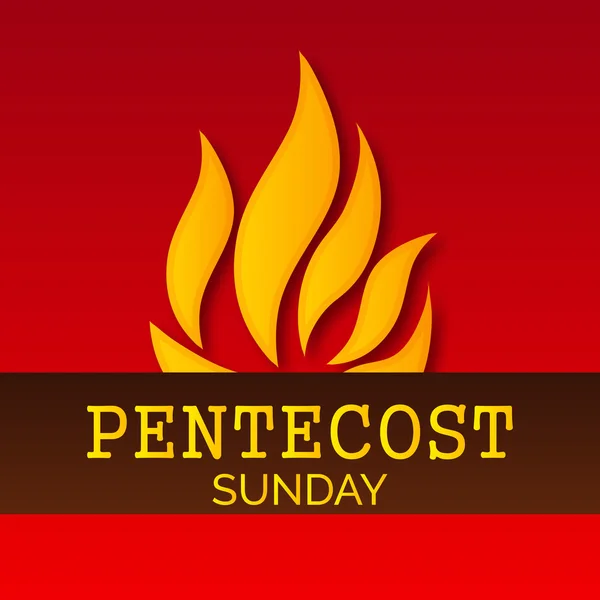 Pentecost Heiliggeisttaube. — Stockvektor