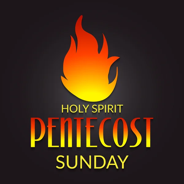 Дух Святий день П'ятидесятниці Голуб. — стоковий вектор