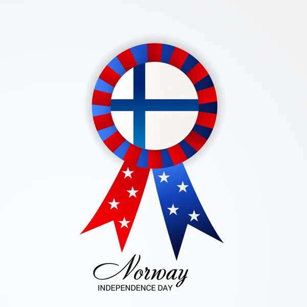 Día de la independencia de Noruega . — Vector de stock