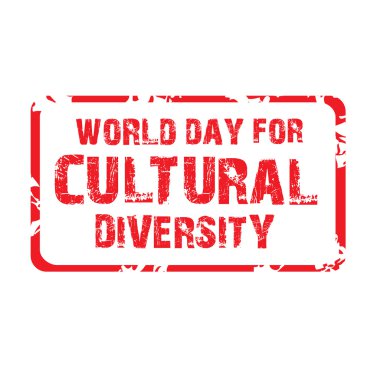 Dünya günü kültürel çeşitlilik için.