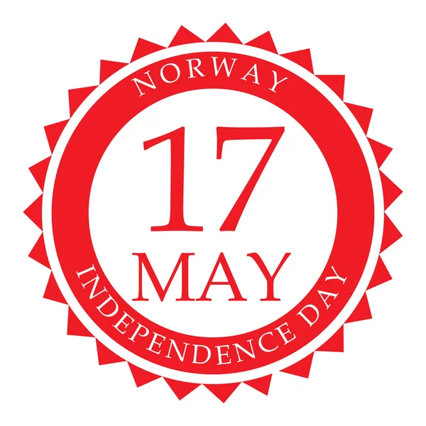 Día de la independencia de Noruega . — Archivo Imágenes Vectoriales