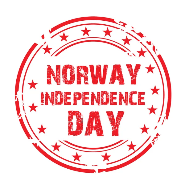 Día de la independencia de Noruega . — Vector de stock