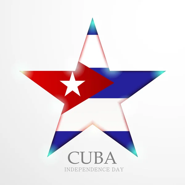 Día de la Independencia de Cuba . — Archivo Imágenes Vectoriales