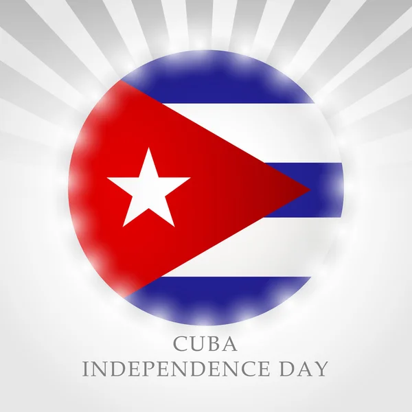 День незалежності Куби . — стоковий вектор