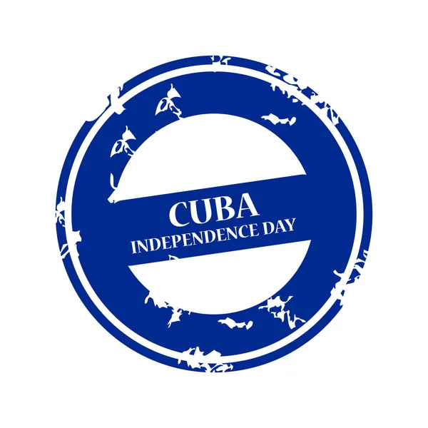 Día de la Independencia de Cuba . — Archivo Imágenes Vectoriales