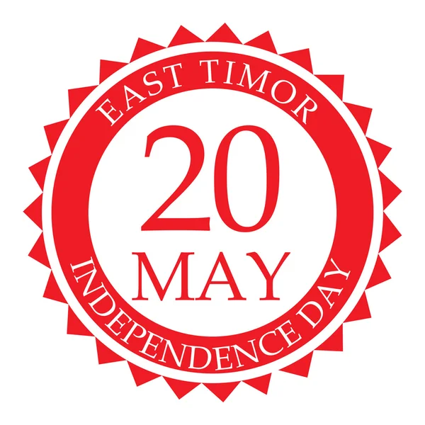 Timor Oriental Día de la Independencia . — Archivo Imágenes Vectoriales
