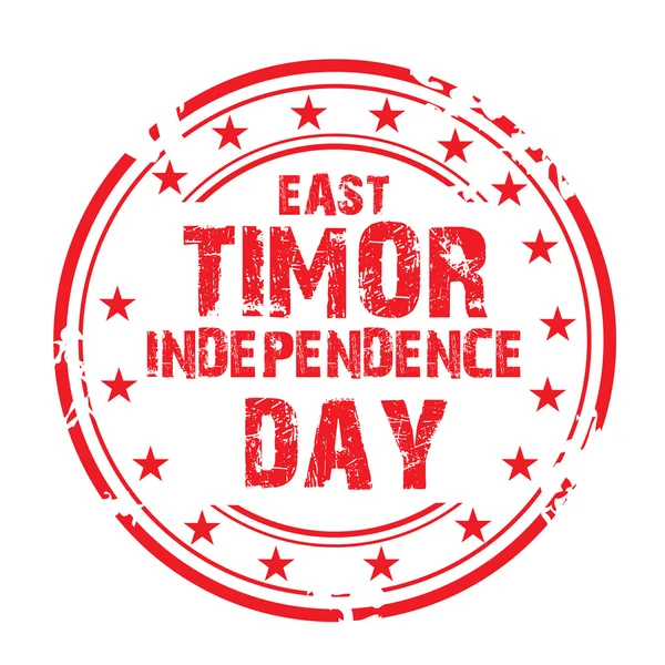 Timor Oriental Día de la Independencia . — Vector de stock