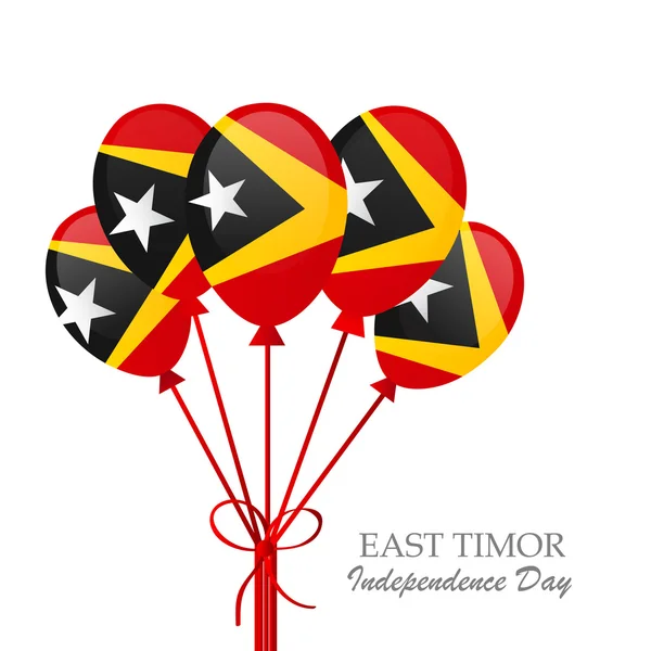 Dia de independência timor leste . — Vetor de Stock