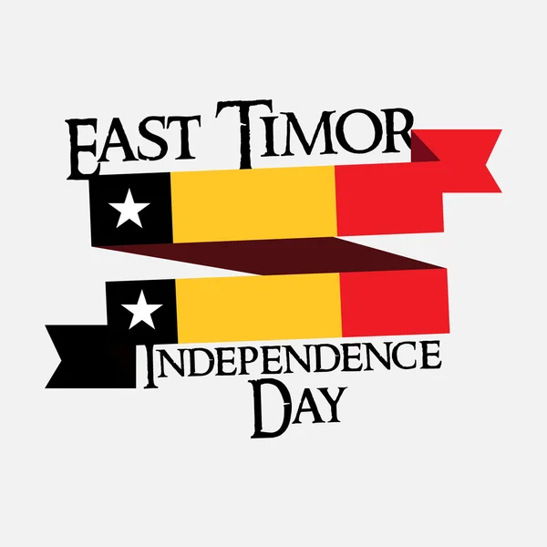 Timor Oriental Día de la Independencia . — Vector de stock