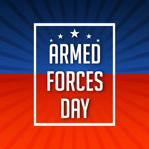 Armed forces day. — Stock Vector