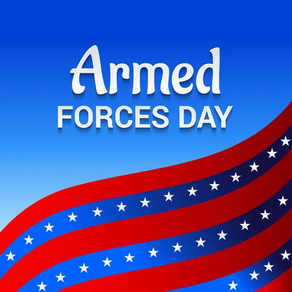 Armed forces day. — Stock Vector