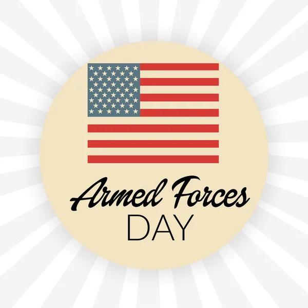 Armed forces day. — Stock Vector