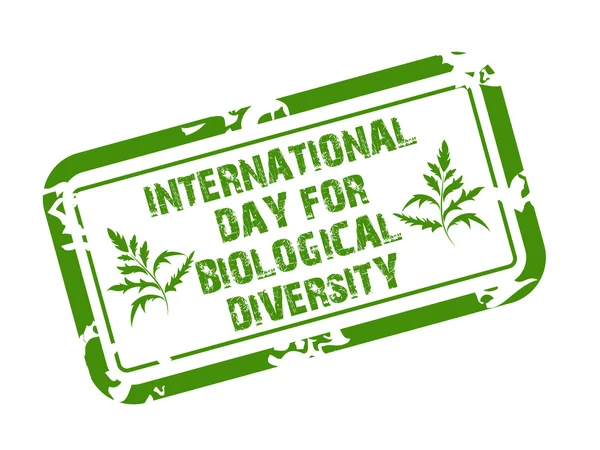 Uluslararası biyolojik çeşitlilik günü — Stok Vektör