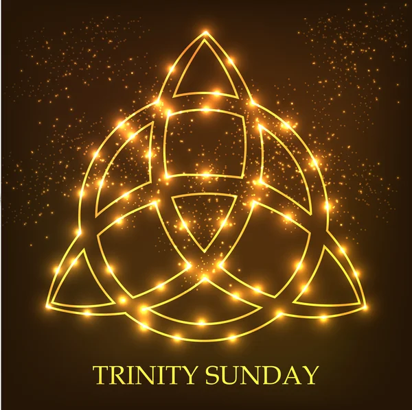 Trinity Sunday Holy Spirit — Stock Vector