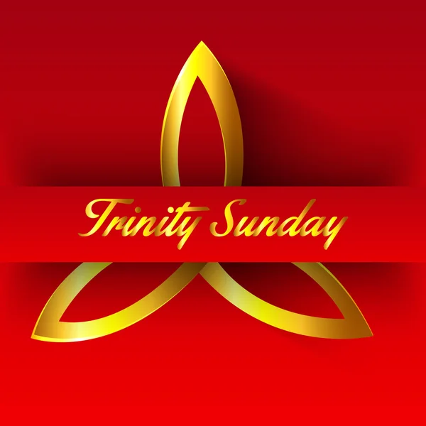 트리니티 일요일 성령 — 스톡 벡터