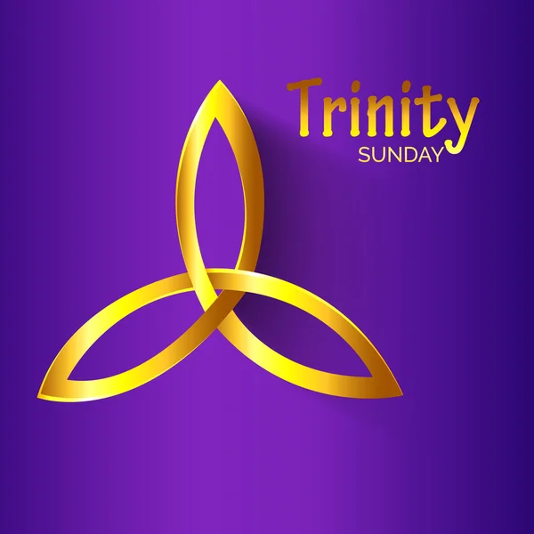 Dreifaltigkeit Sonntag heiliger Geist — Stockvektor