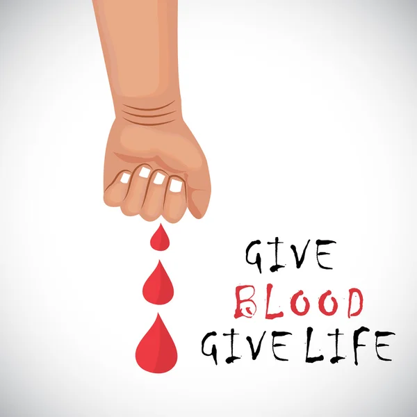 世界献血日 — 图库矢量图片
