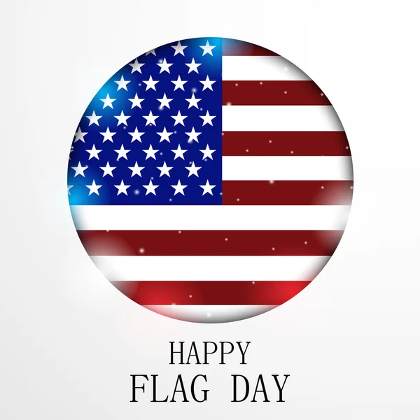 Glad flagga dag — Stock vektor