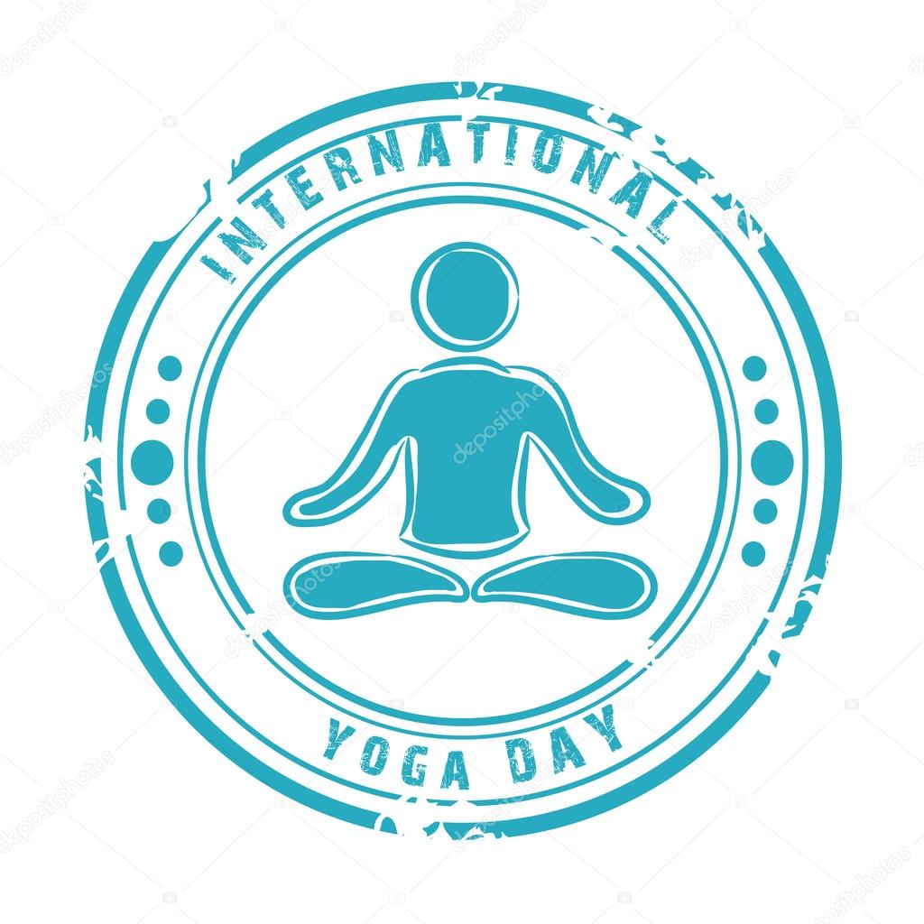 Vector illustration of international yoga day.