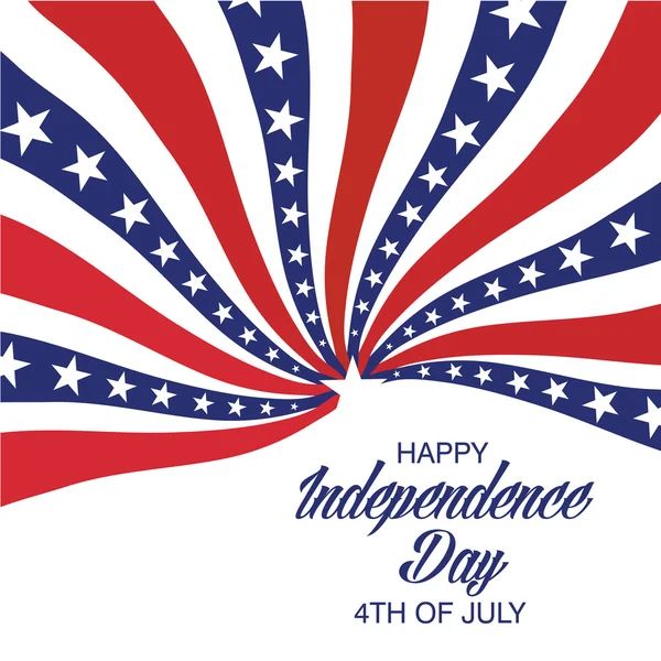 États-Unis Jour de l'indépendance — Image vectorielle