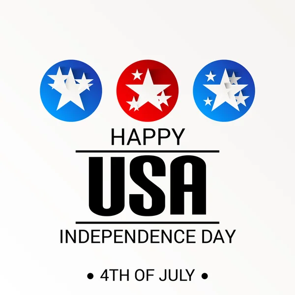 États-Unis Jour de l'indépendance — Image vectorielle
