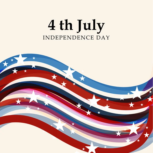 Estados Unidos Día de la Independencia — Vector de stock