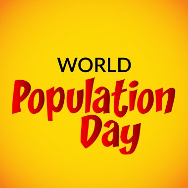  Dünya nüfus günü.
