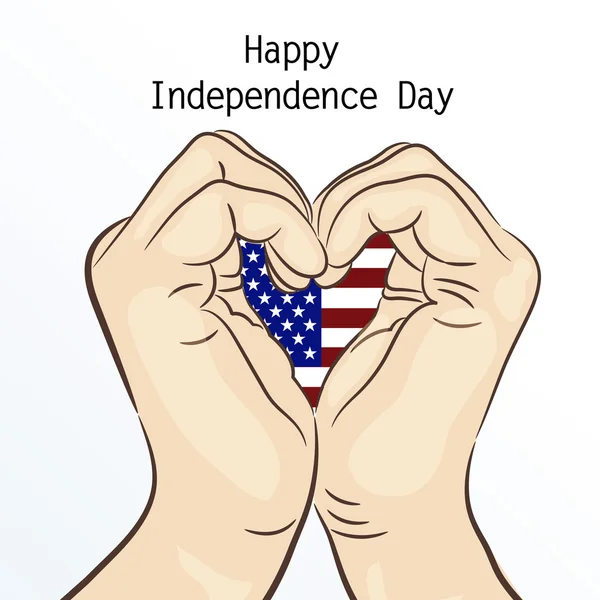 EE.UU. día de la independencia — Vector de stock
