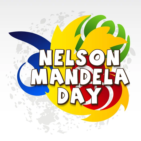 Día Internacional de Nelson Mandela — Archivo Imágenes Vectoriales