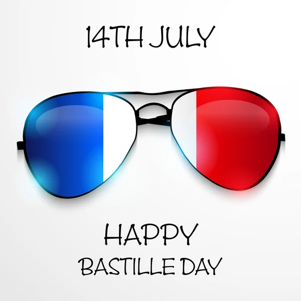 Frisse bastille dag. — Stockvector