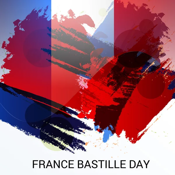 France jour de la bastille. — Image vectorielle