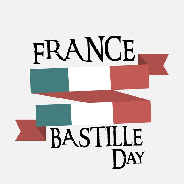Franciaország bastille napja — Stock Vector