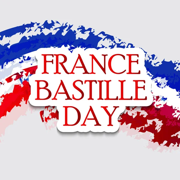 Francia Día de la Bastilla — Vector de stock