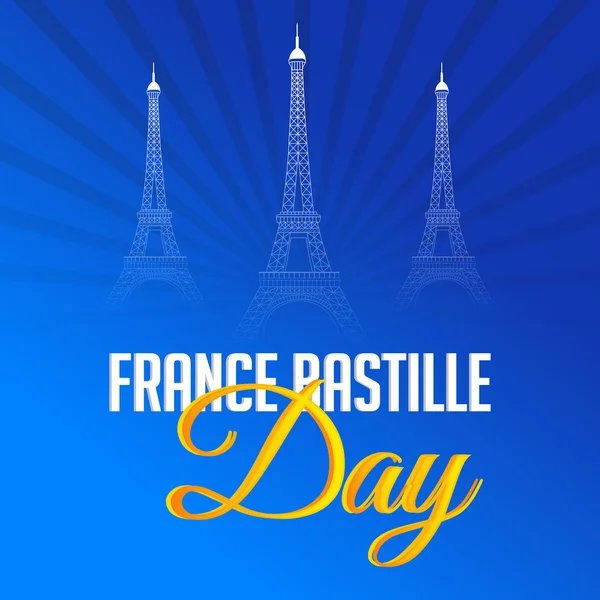 France Bastille Day — Stock Vector