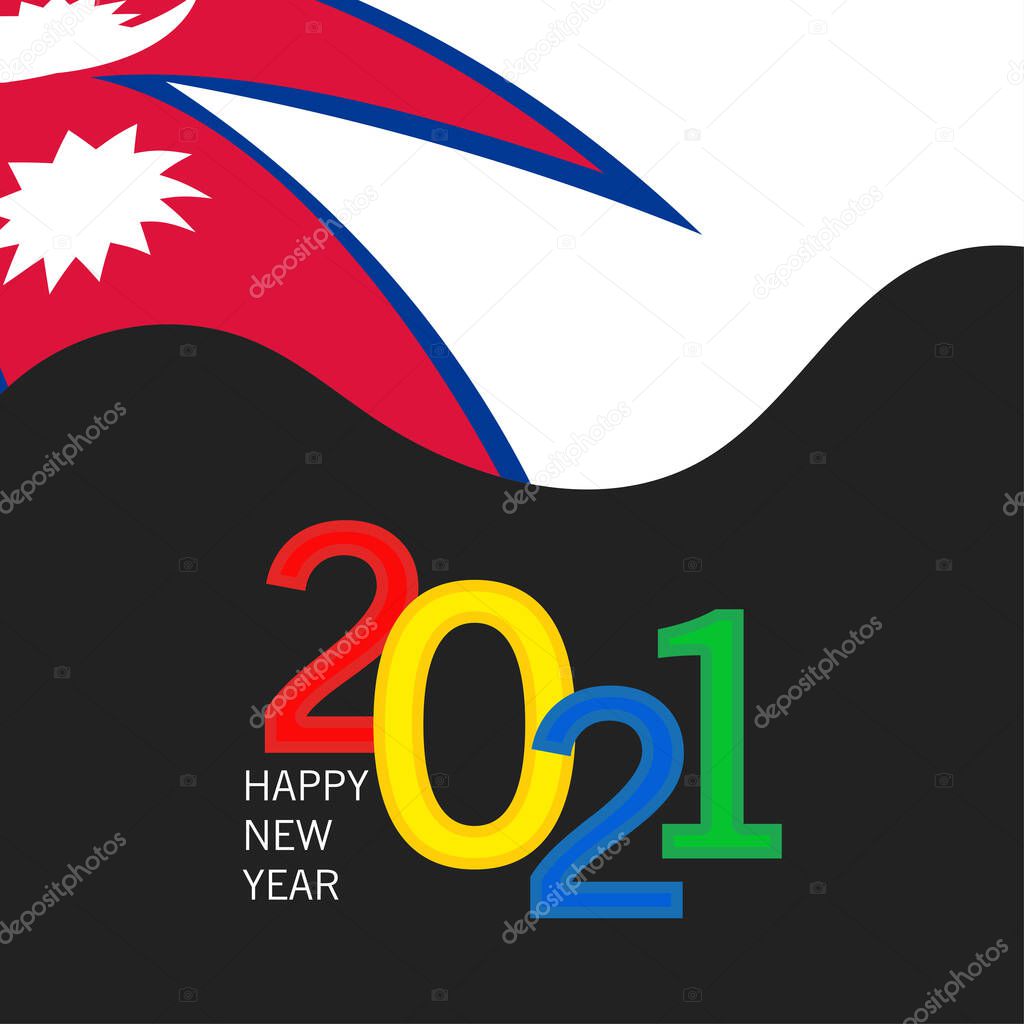 Vector illustration of a Background for Nepali New Year.