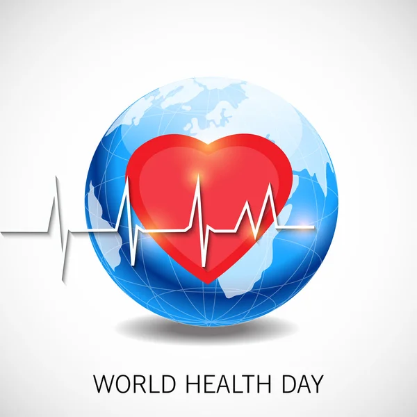 Světový den zdraví. — Stockový vektor