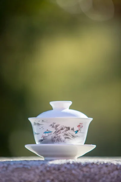 Gaiwan Chinese Ceremony Close Stock Picture