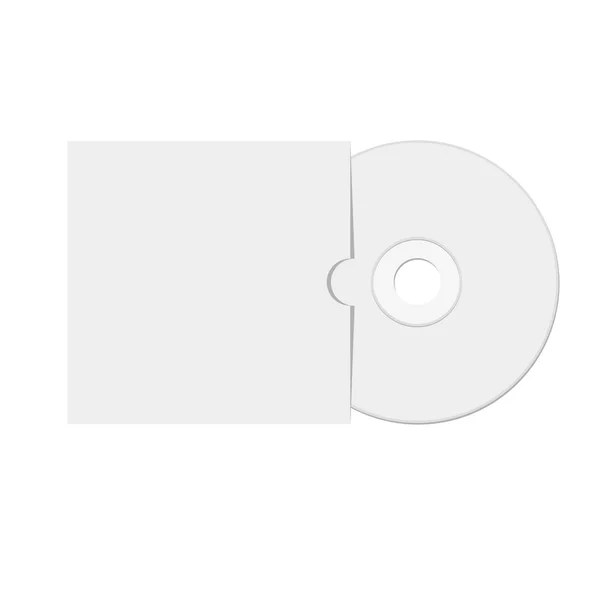 DVD или CD видео диск — стоковый вектор