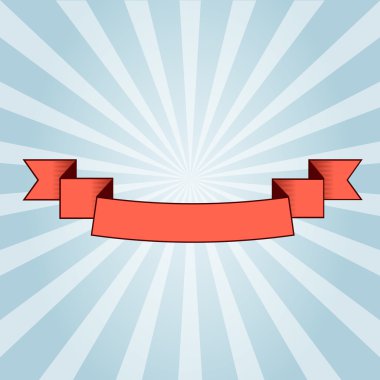 Vintage şerit arka plan üzerinde