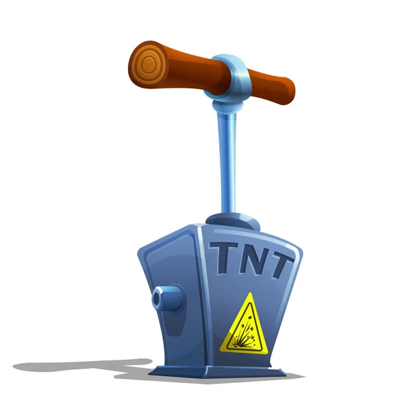 Tecknad film spel detonator för tnt — Stock vektor