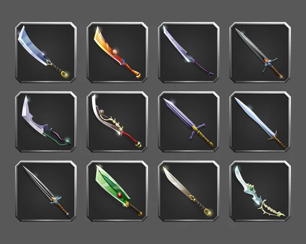 Çizgi film Ortaçağ silah kümesi