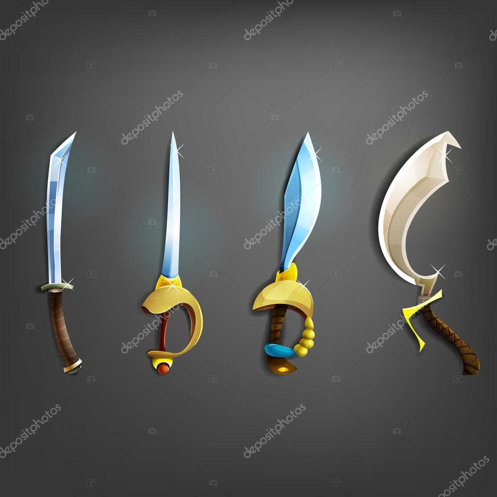 Set of crossing swords icons. Stock Vector by ©maximmmmum 41588327