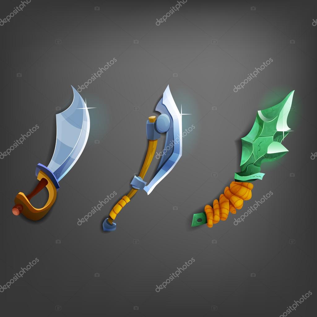 Set of crossing swords icons. Stock Vector by ©maximmmmum 41588327