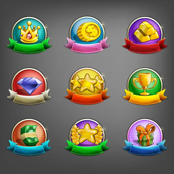 Oyunlar için başarı rozetleri.