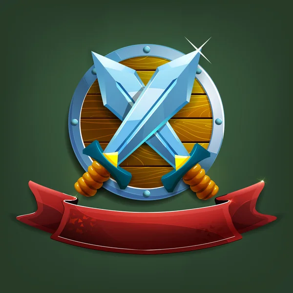 Kılıç ve kalkan ile arması.